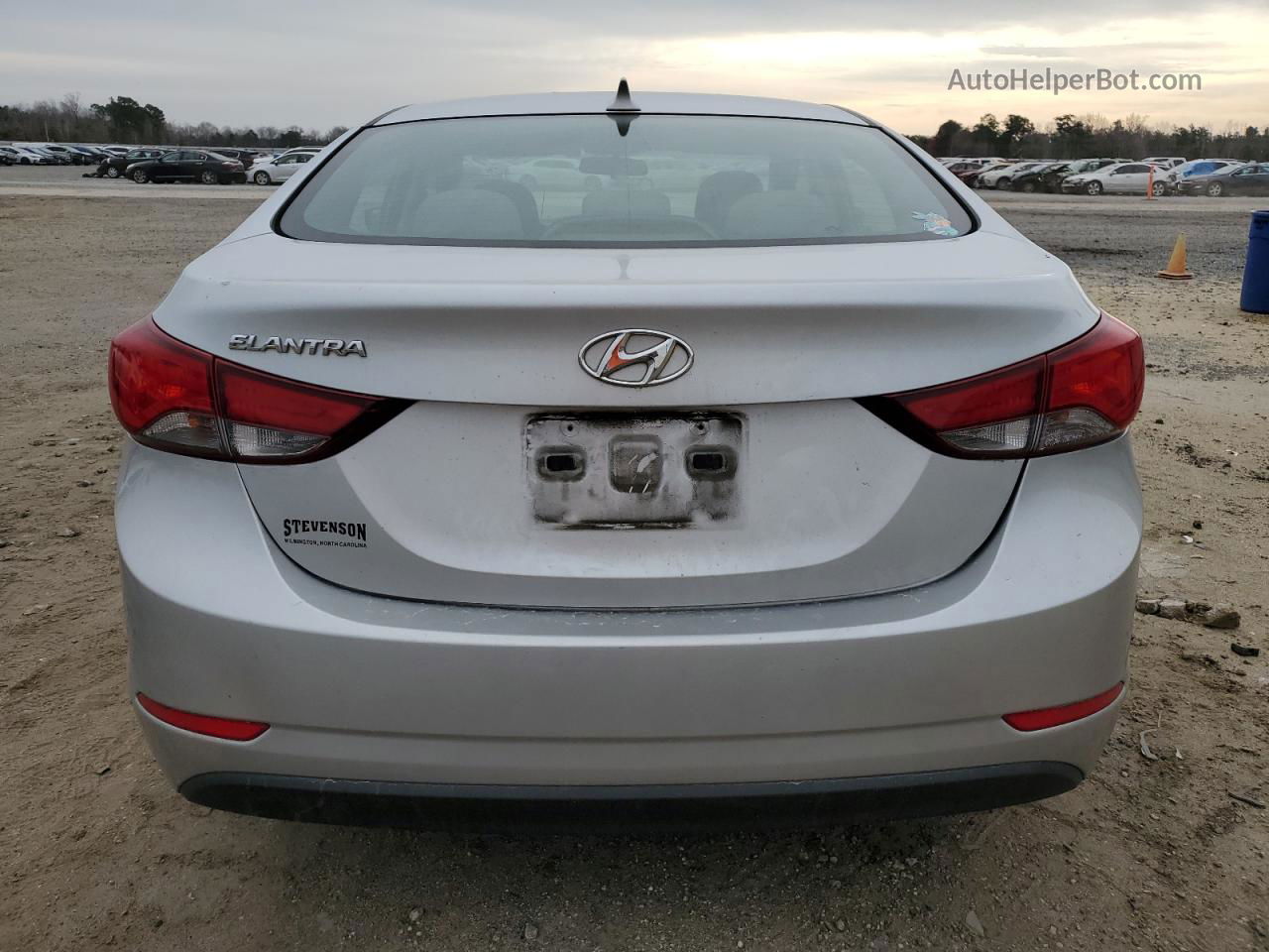 2014 Hyundai Elantra Se Серебряный vin: 5NPDH4AE1EH511254