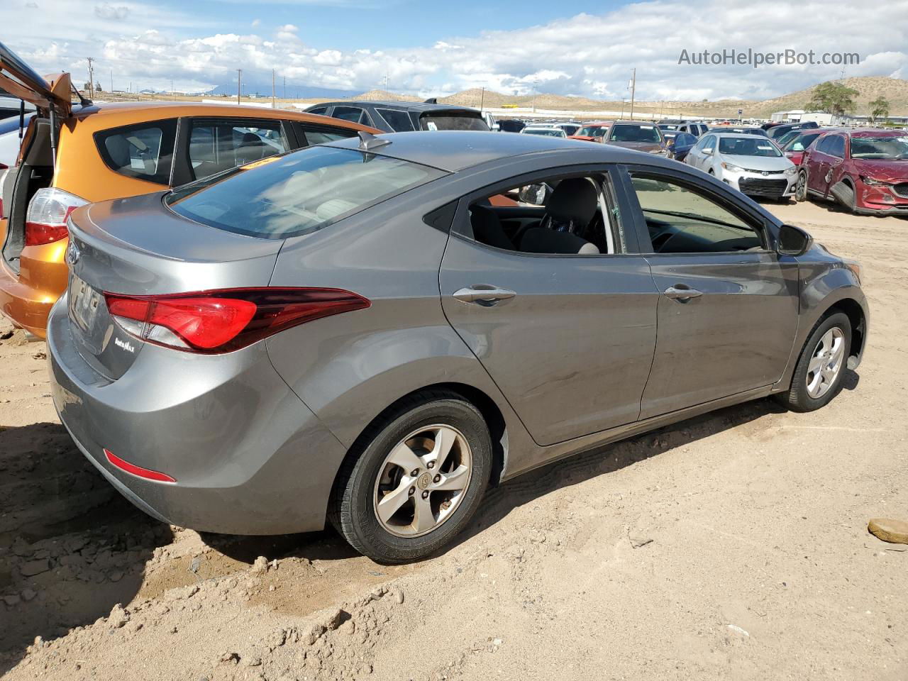 2014 Hyundai Elantra Se Серый vin: 5NPDH4AE1EH515188