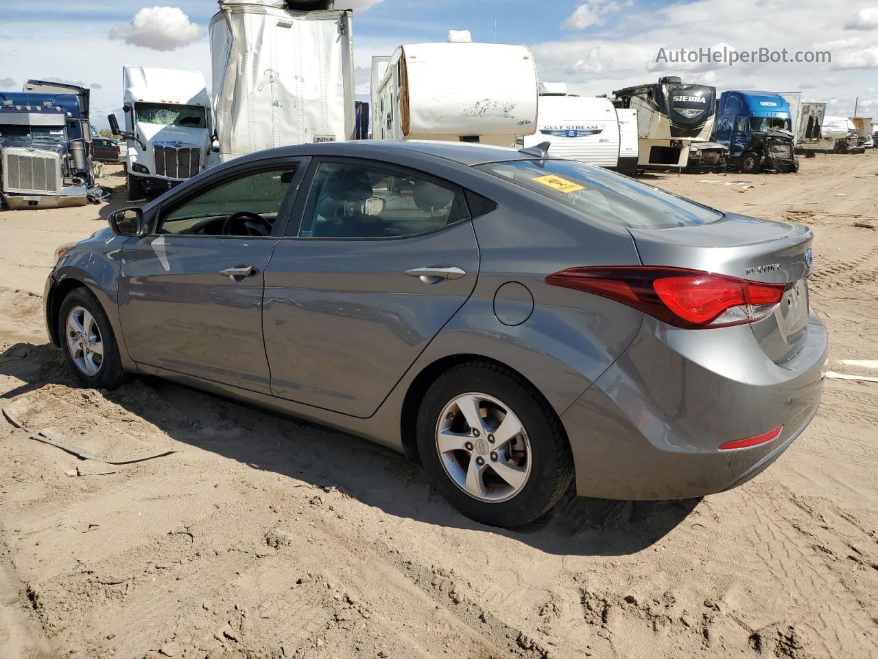 2014 Hyundai Elantra Se Серый vin: 5NPDH4AE1EH515188