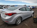 2014 Hyundai Elantra Se Silver vin: 5NPDH4AE1EH515840