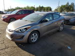 2014 Hyundai Elantra Se Gray vin: 5NPDH4AE1EH531794