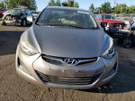 2014 Hyundai Elantra Se Gray vin: 5NPDH4AE1EH531794