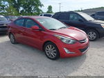 2014 Hyundai Elantra Se Red vin: 5NPDH4AE1EH533805