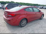 2014 Hyundai Elantra Se Red vin: 5NPDH4AE1EH533805