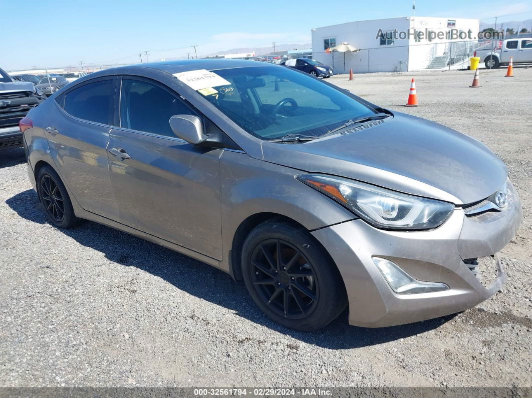 2015 Hyundai Elantra Se Серый vin: 5NPDH4AE1FH550881