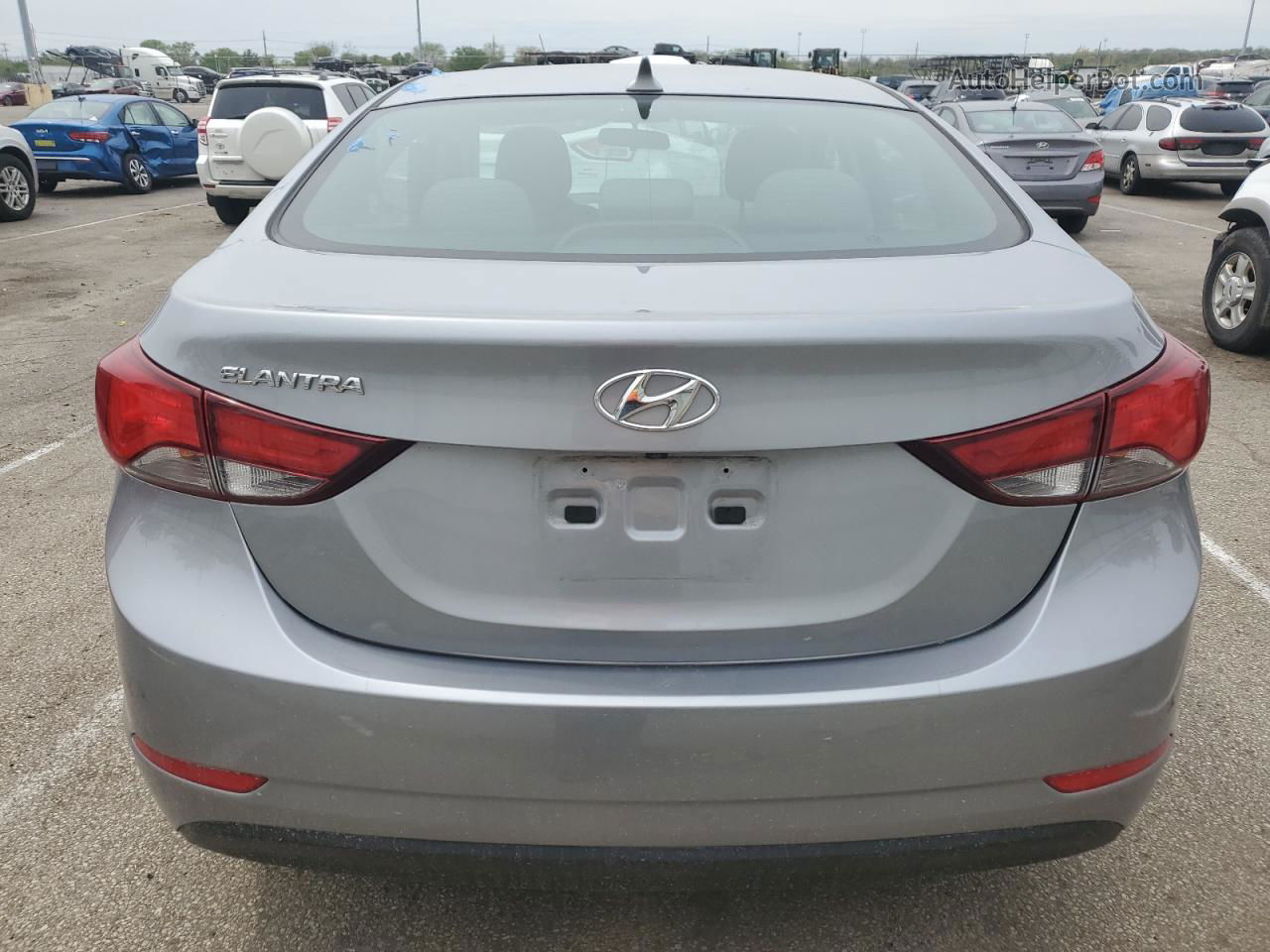 2015 Hyundai Elantra Se Silver vin: 5NPDH4AE1FH598848