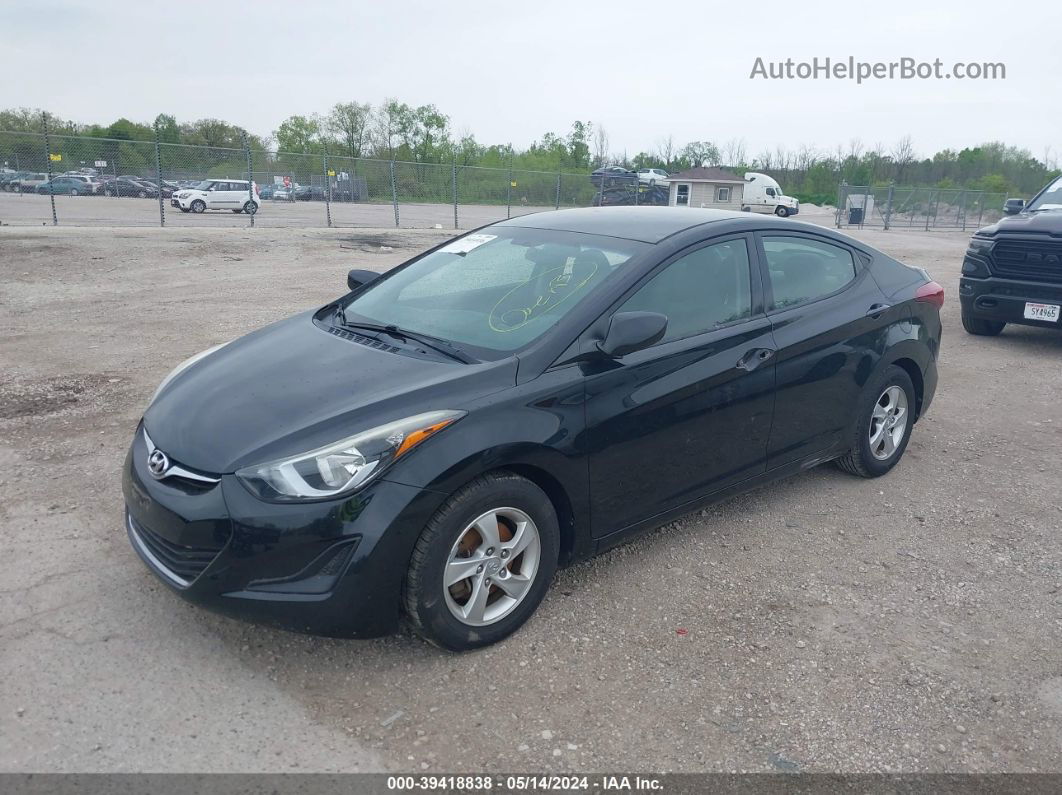 2015 Hyundai Elantra Se Black vin: 5NPDH4AE1FH651984