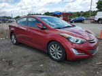 2016 Hyundai Elantra Se Red vin: 5NPDH4AE1GH655888