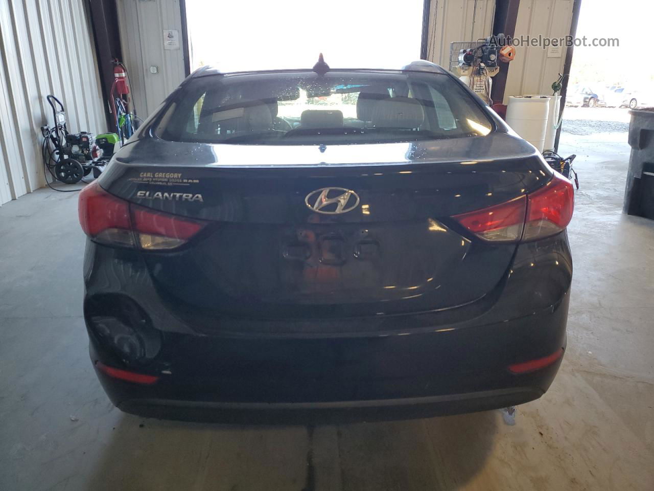 2016 Hyundai Elantra Se Черный vin: 5NPDH4AE1GH656829