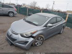 2016 Hyundai Elantra Se Gray vin: 5NPDH4AE1GH670441