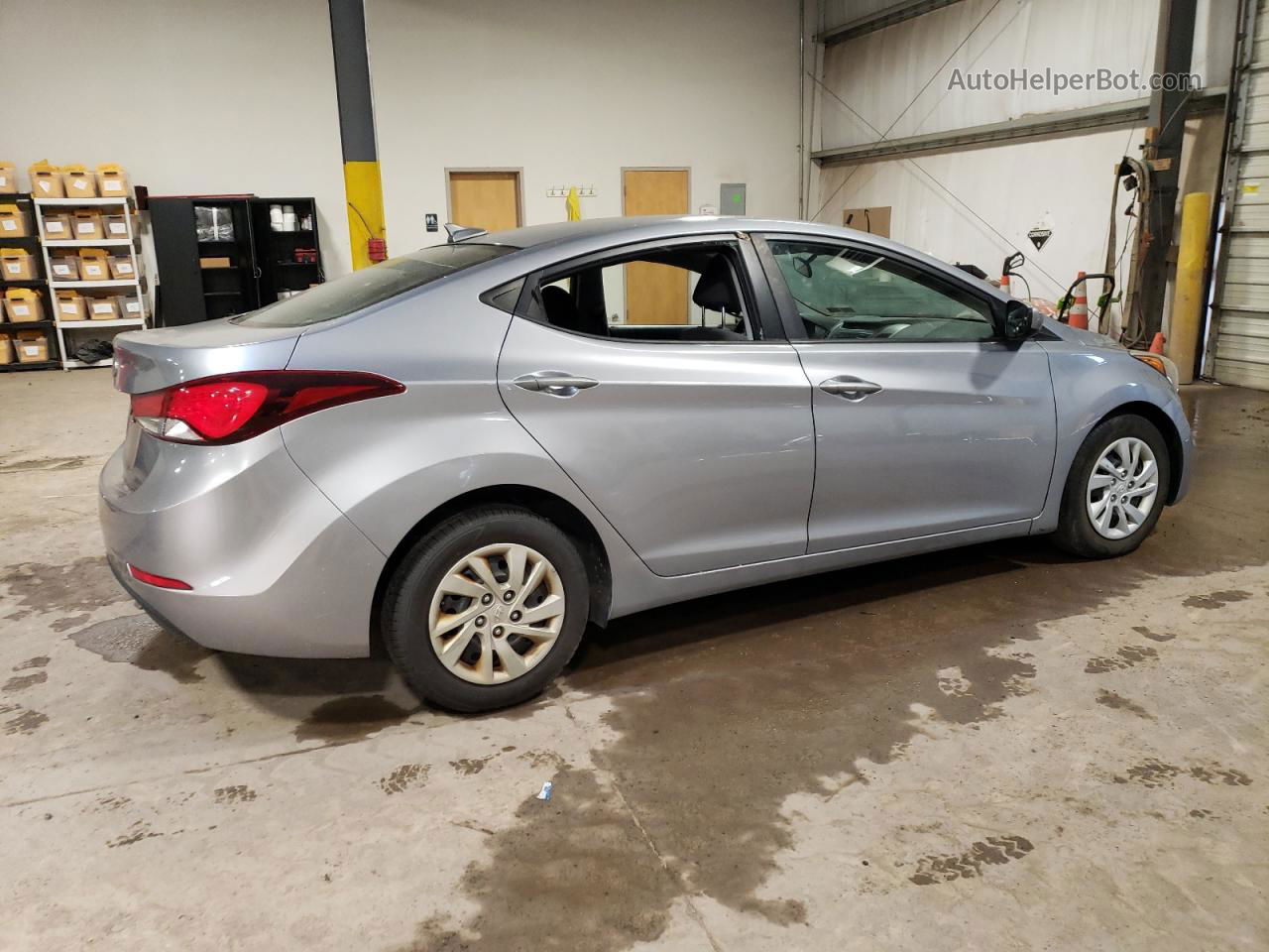 2016 Hyundai Elantra Se Silver vin: 5NPDH4AE1GH675042