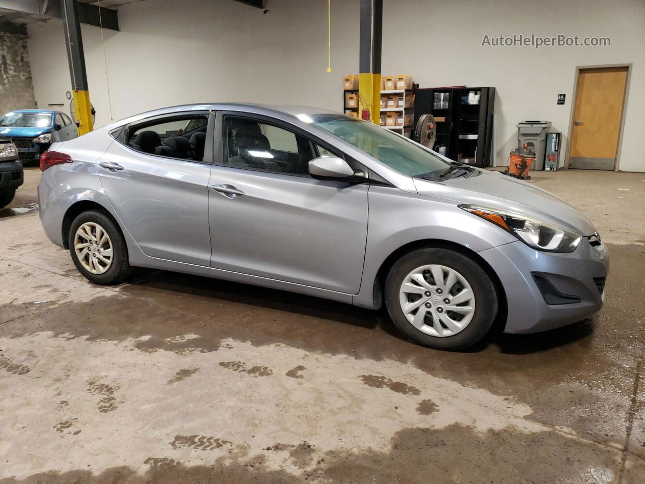 2016 Hyundai Elantra Se Silver vin: 5NPDH4AE1GH675042