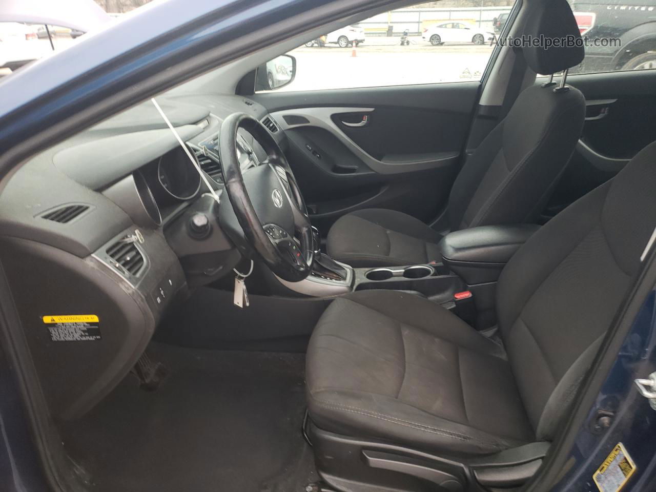 2016 Hyundai Elantra Se Синий vin: 5NPDH4AE1GH693024