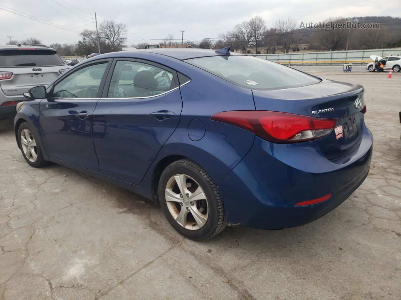 2016 Hyundai Elantra Se Blue vin: 5NPDH4AE1GH693024