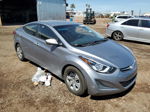 2016 Hyundai Elantra Se Gray vin: 5NPDH4AE1GH706578