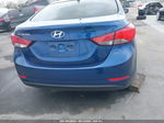 2016 Hyundai Elantra Se Синий vin: 5NPDH4AE1GH712042