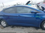 2016 Hyundai Elantra Se Синий vin: 5NPDH4AE1GH712042