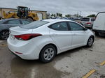 2016 Hyundai Elantra Se White vin: 5NPDH4AE1GH720125