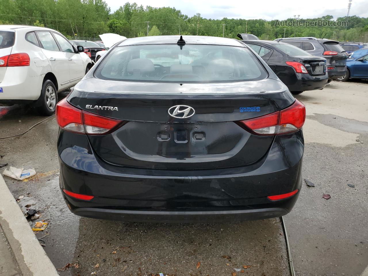 2016 Hyundai Elantra Se Black vin: 5NPDH4AE1GH724109