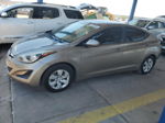 2016 Hyundai Elantra Se Brown vin: 5NPDH4AE1GH749060