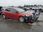 2016 Hyundai Elantra Se Burgundy vin: 5NPDH4AE1GH760771