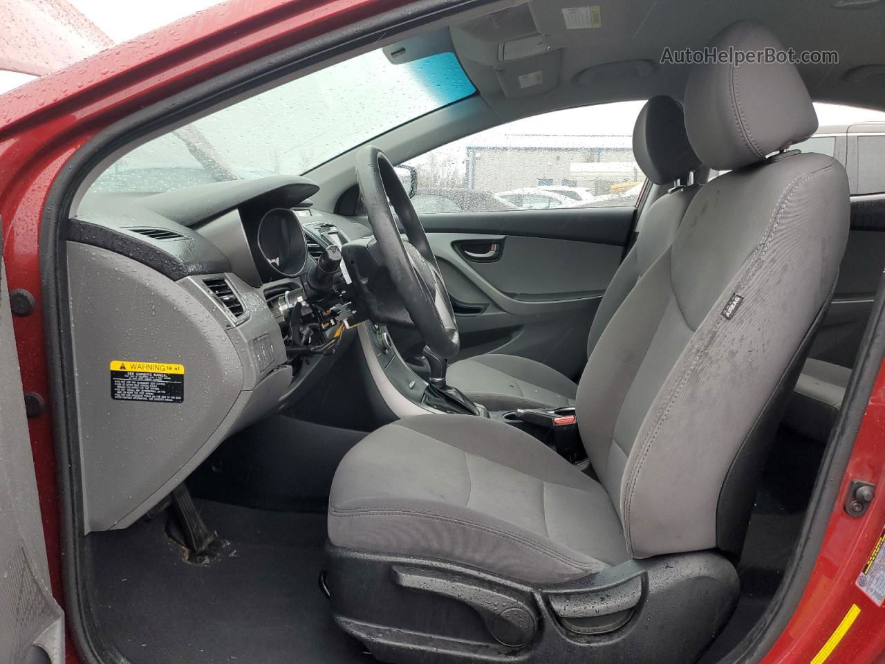 2016 Hyundai Elantra Se Бордовый vin: 5NPDH4AE1GH760771