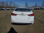 2016 Hyundai Elantra Se White vin: 5NPDH4AE1GH761452