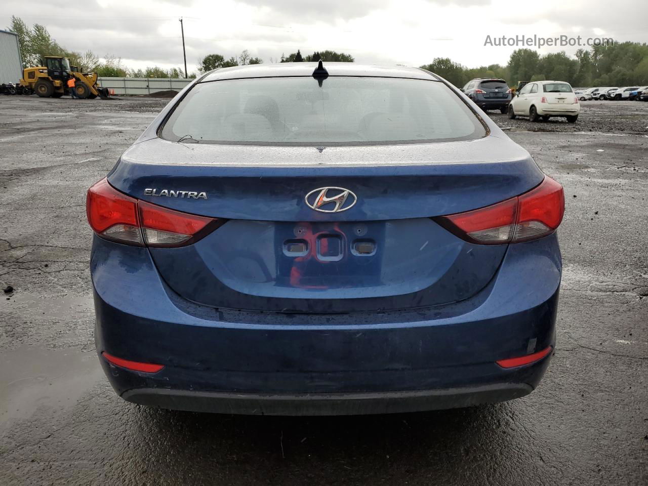 2016 Hyundai Elantra Se Blue vin: 5NPDH4AE1GH768675