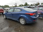 2016 Hyundai Elantra Se Blue vin: 5NPDH4AE1GH768675