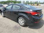 2016 Hyundai Elantra Se Black vin: 5NPDH4AE1GH773679