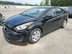 2016 Hyundai Elantra Se Black vin: 5NPDH4AE1GH773679