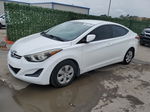 2016 Hyundai Elantra Se White vin: 5NPDH4AE1GH776694