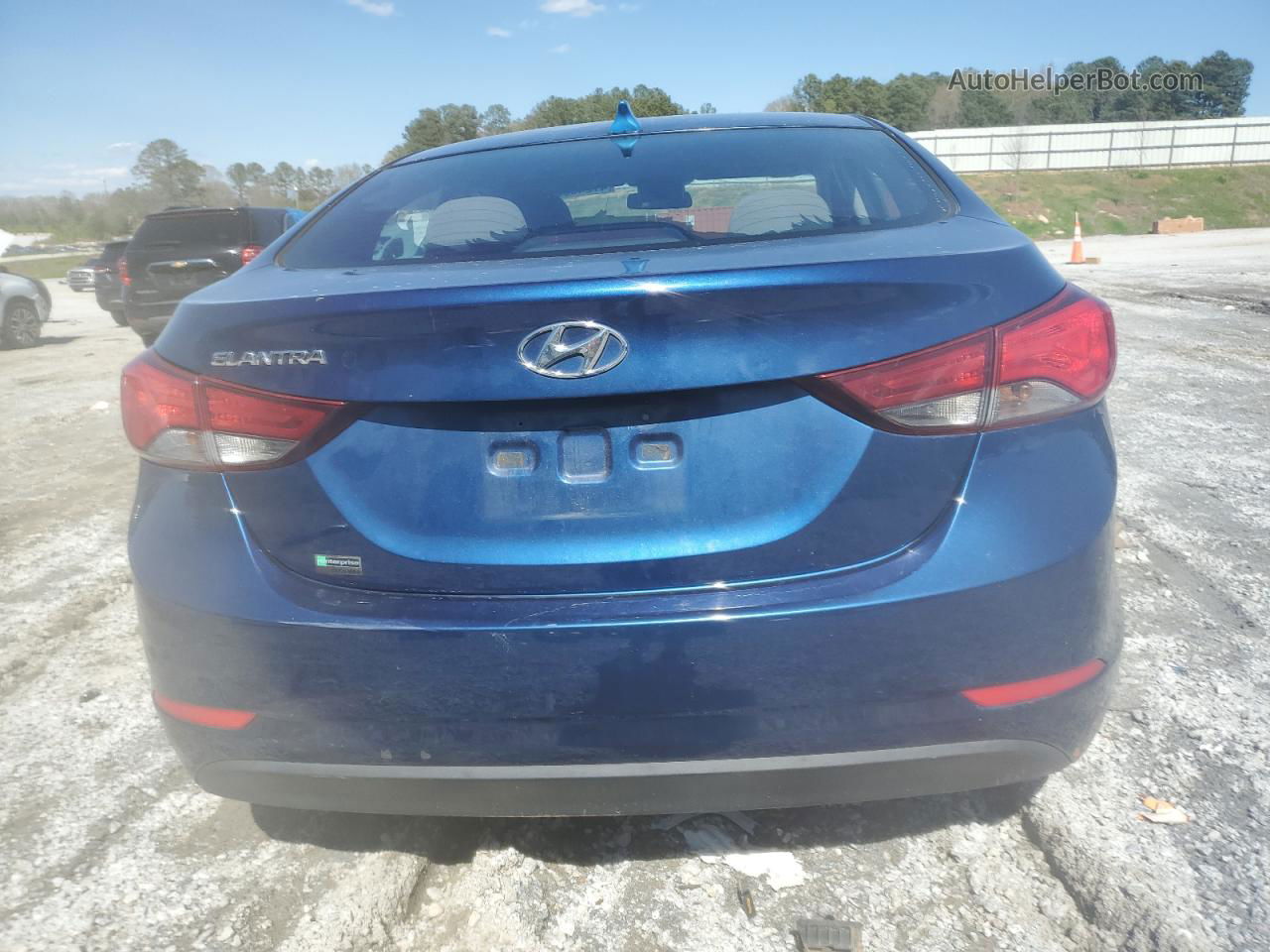 2016 Hyundai Elantra Se Blue vin: 5NPDH4AE1GH783791