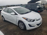 2016 Hyundai Elantra Se White vin: 5NPDH4AE1GH787386