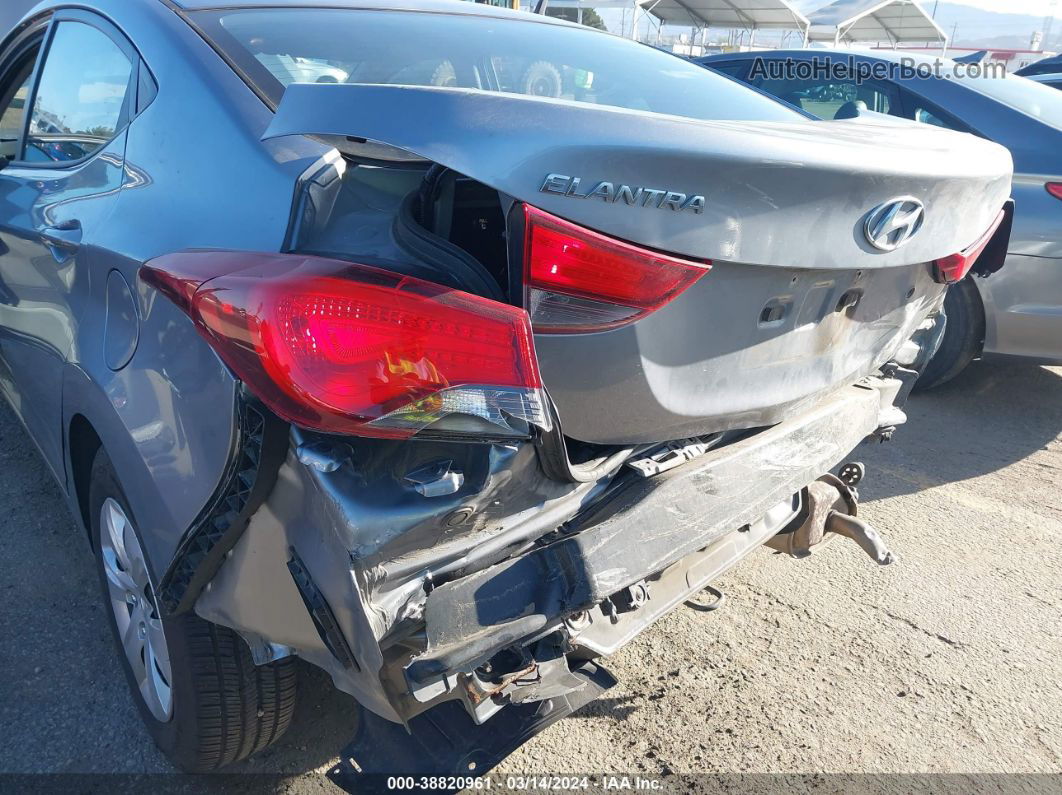 2016 Hyundai Elantra Le-r Silver vin: 5NPDH4AE1GH799280