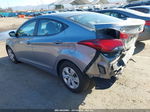 2016 Hyundai Elantra Le-r Silver vin: 5NPDH4AE1GH799280