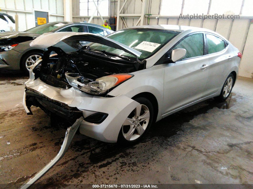 2011 Hyundai Elantra Gls Silver vin: 5NPDH4AE2BH002799