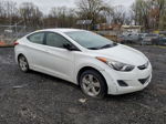 2011 Hyundai Elantra Gls White vin: 5NPDH4AE2BH016735