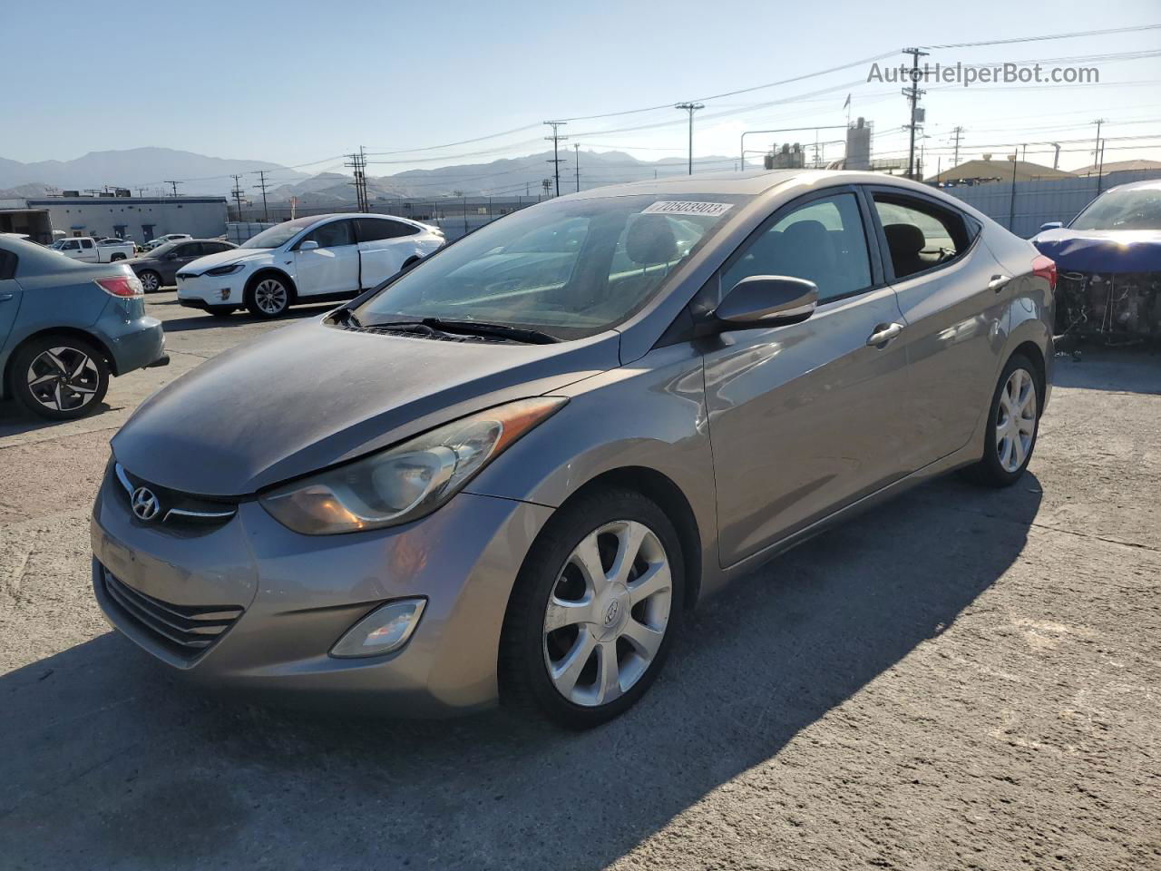 2011 Hyundai Elantra Gls Tan vin: 5NPDH4AE2BH039268