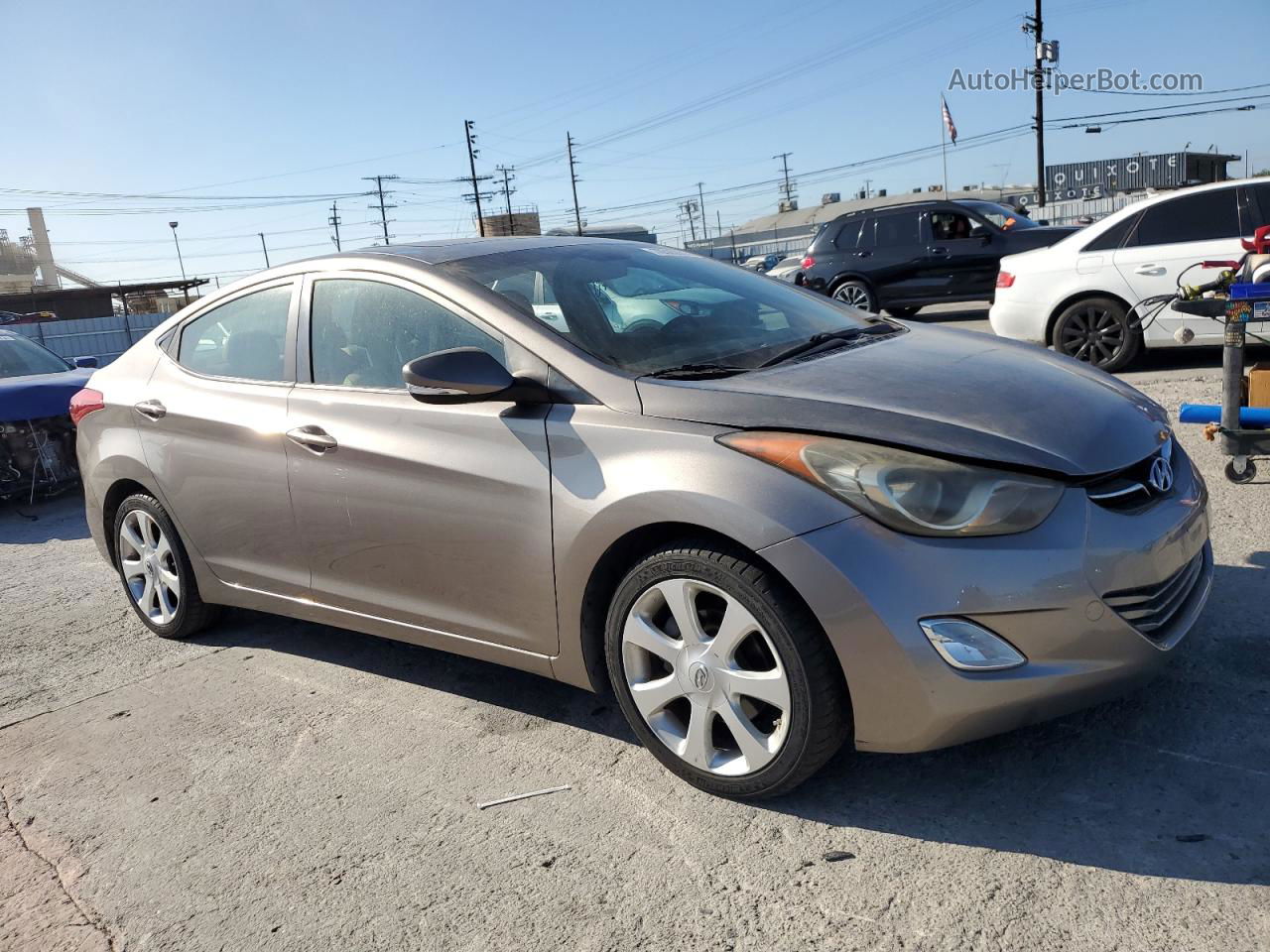 2011 Hyundai Elantra Gls Tan vin: 5NPDH4AE2BH039268