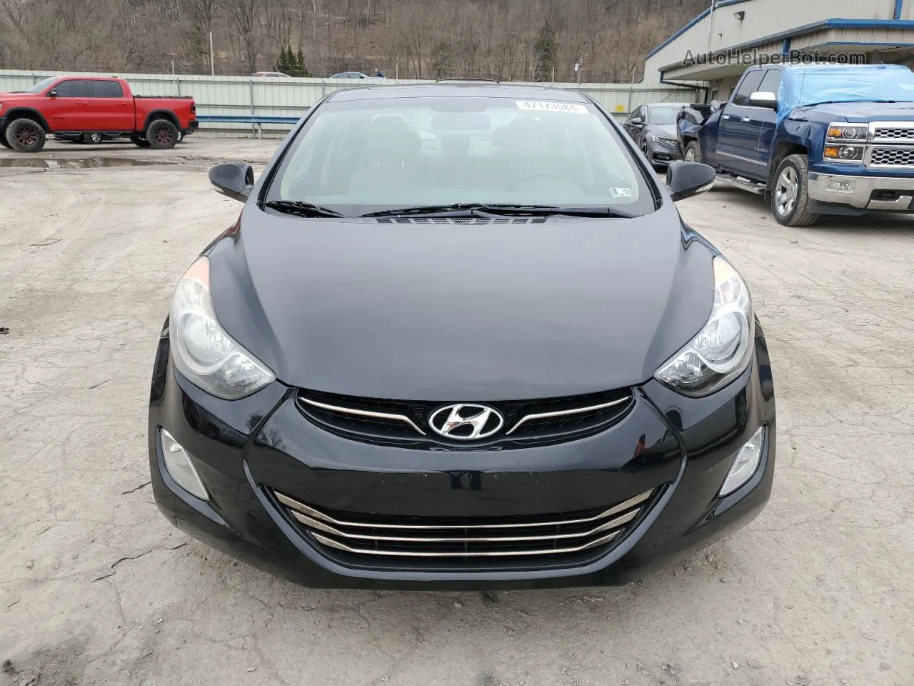 2011 Hyundai Elantra Gls Black vin: 5NPDH4AE2BH045992