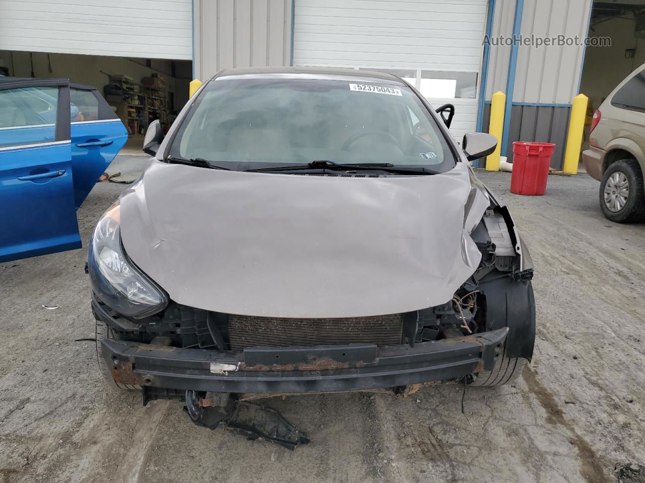 2011 Hyundai Elantra Gls Серый vin: 5NPDH4AE2BH047385