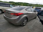 2011 Hyundai Elantra Gls Gray vin: 5NPDH4AE2BH047385