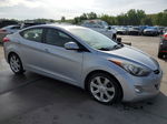 2011 Hyundai Elantra Gls Silver vin: 5NPDH4AE2BH050321