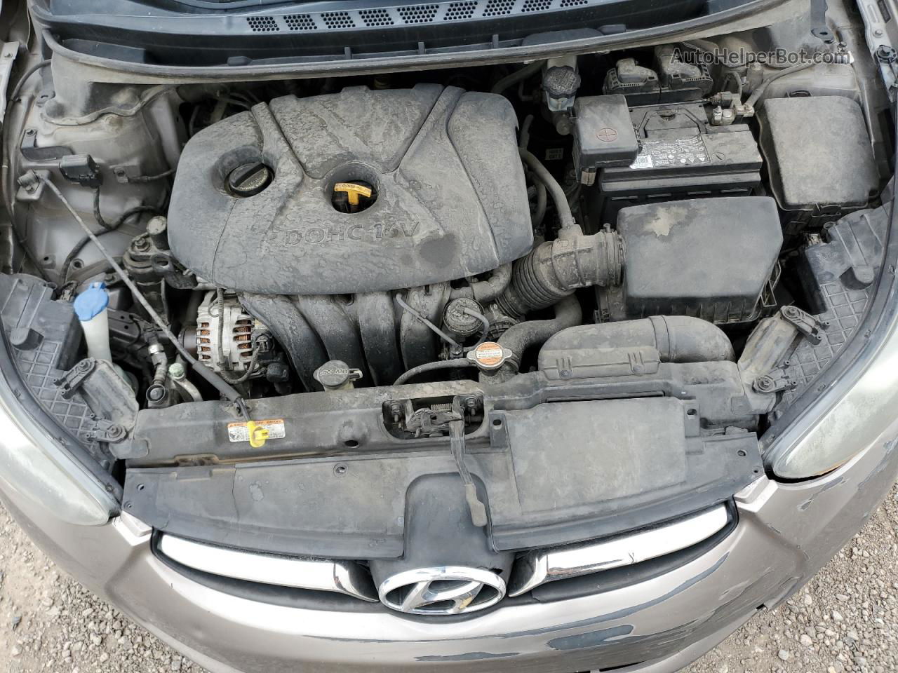 2011 Hyundai Elantra Gls Золотой vin: 5NPDH4AE2BH050478