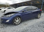 2011 Hyundai Elantra Gls Blue vin: 5NPDH4AE2BH052487