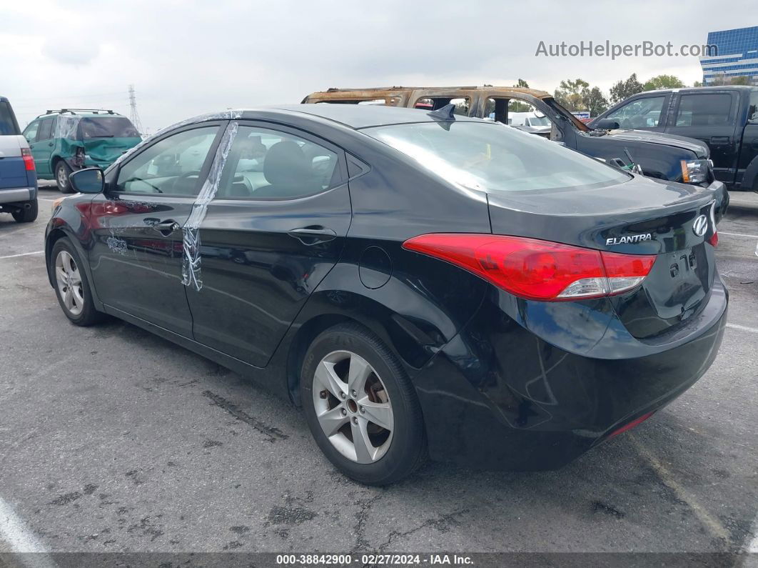 2011 Hyundai Elantra Gls Черный vin: 5NPDH4AE2BH056037