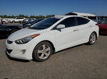 2012 Hyundai Elantra Gls White vin: 5NPDH4AE2CH104380