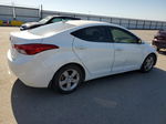 2012 Hyundai Elantra Gls White vin: 5NPDH4AE2CH104380