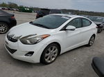 2012 Hyundai Elantra Gls White vin: 5NPDH4AE2CH111703